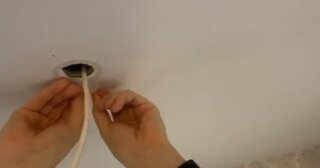 Установка люстры в Калининграде в октябре